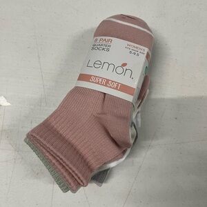 Lemon 8 Pair Quarter Women Socks Super Soft